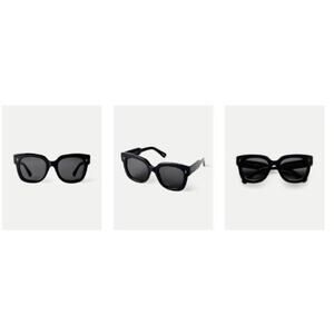 Veronica Beard Reversible CHIMI Women's 08 SUNGLASSES Black NIB 198